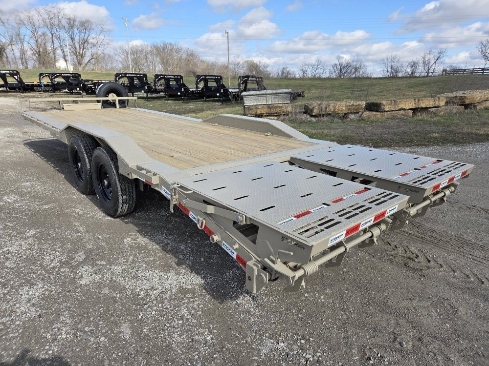 24' Stryker SET Bumper Pull Equipment Trailer DOF - (2) 7K Axles - Low Profile Equipment Trailers - Equipment Trailers - Stryker Dealership Group