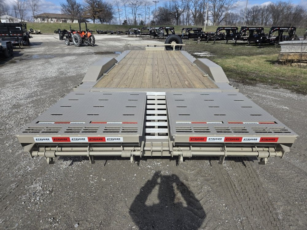 24' Stryker SET Bumper Pull Equipment Trailer DOF - (2) 7K Axles - Low Profile Equipment Trailers - Equipment Trailers - Stryker Dealership Group
