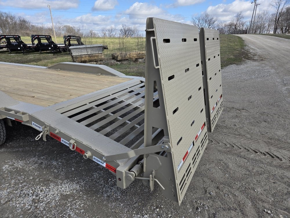 24' Stryker SET Bumper Pull Equipment Trailer DOF - (2) 7K Axles - Low Profile Equipment Trailers - Equipment Trailers - Stryker Dealership Group