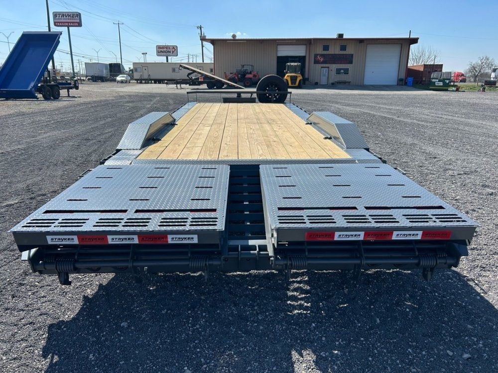 24' Stryker SET Bumper Pull Equipment Trailer DOF - (2) 8K Axles - Low Profile Equipment Trailers - Equipment Trailers - Stryker Dealership Group