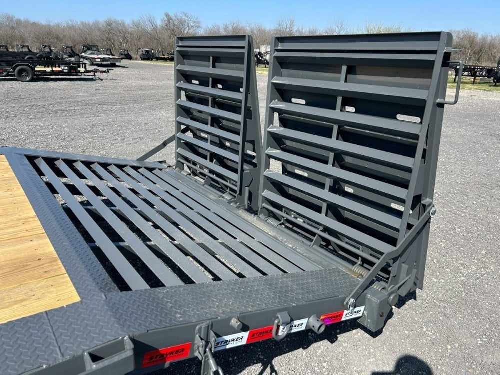 24' Stryker SET Bumper Pull Equipment Trailer DOF - (2) 8K Axles - Low Profile Equipment Trailers - Equipment Trailers - Stryker Dealership Group