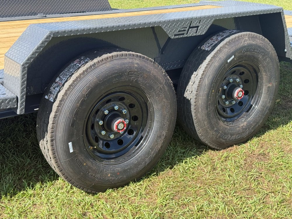 24' Tilt Equipment Trailer (2) 8k Torsion Axles - Equipment Tilt - Stryker Dealership Group