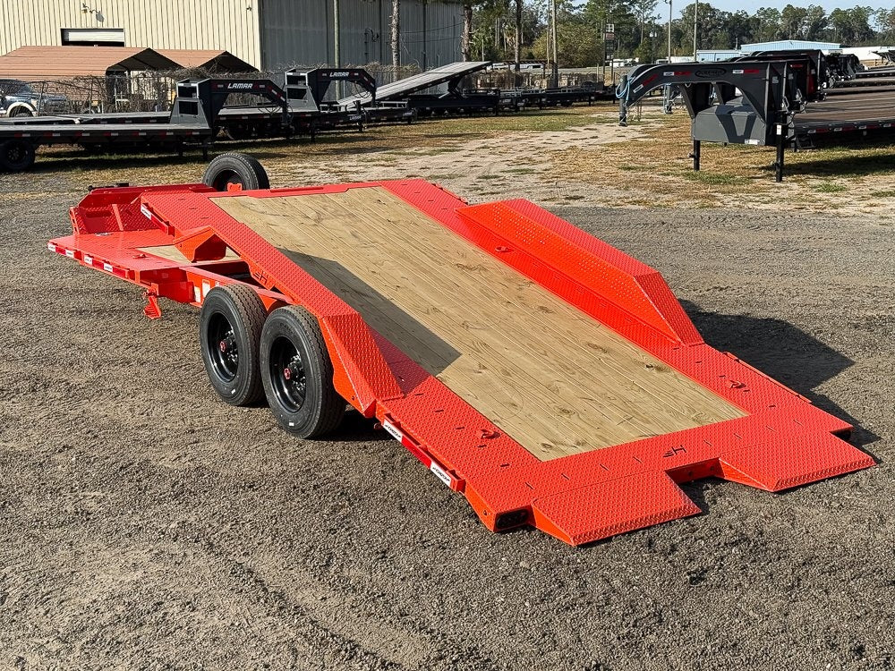24' Tilt Equipment Trailer Bumper Pull 102" Wide (2) 10K Axles - Equipment Tilt - Stryker Dealership Group