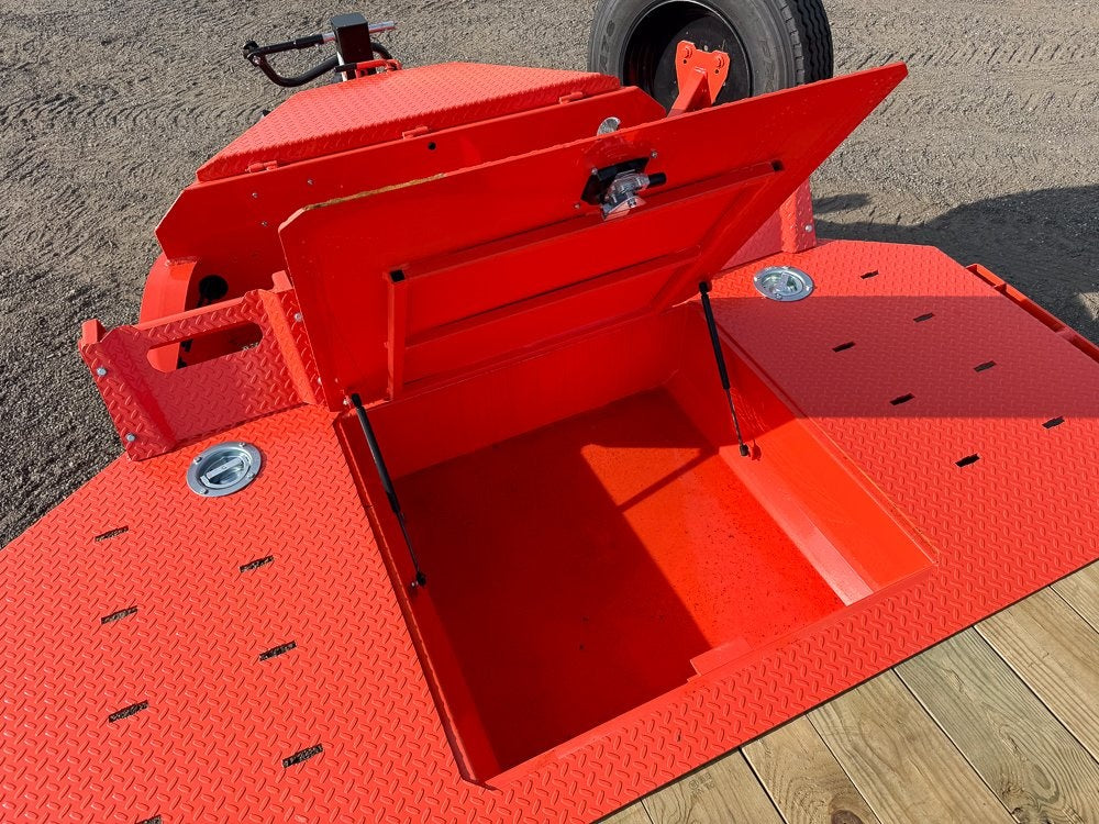 24' Tilt Equipment Trailer Bumper Pull 102" Wide (2) 10K Axles - Equipment Tilt - Stryker Dealership Group