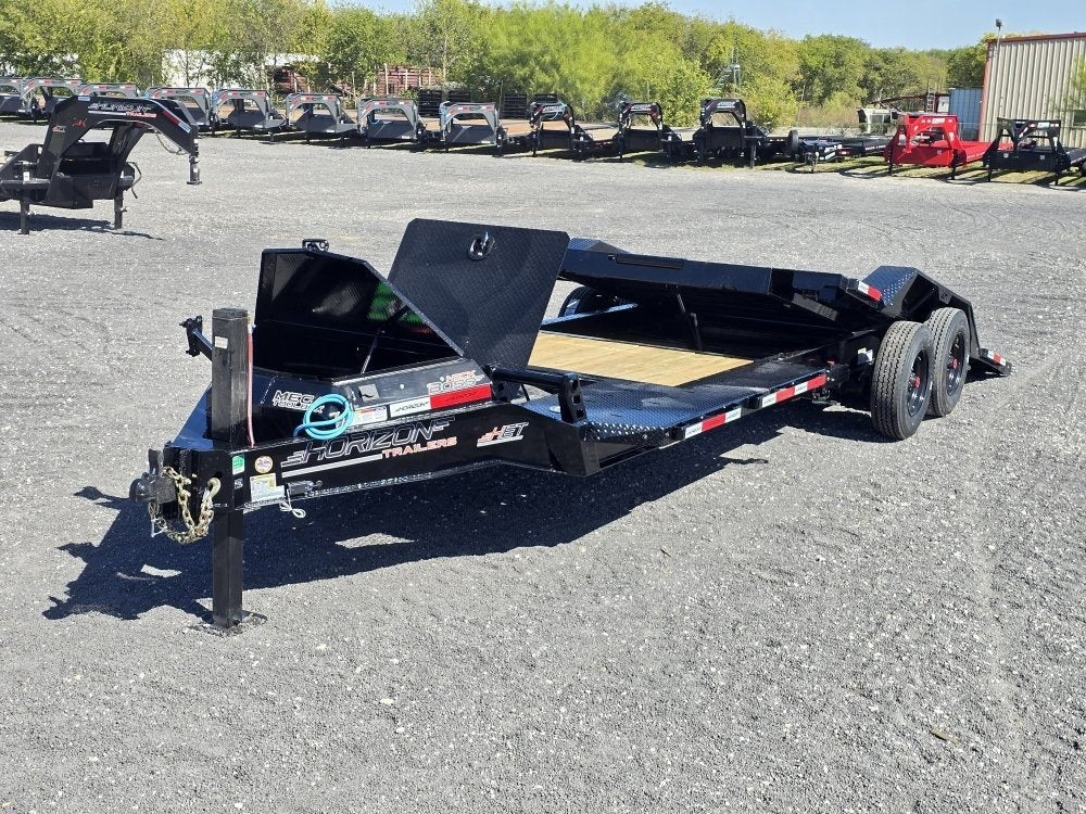 24' Tilt Equipment Trailer Bumper Pull 102" Wide (2) 10K Axles - Equipment Tilt - Stryker Dealership Group