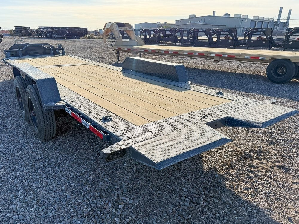 24' Tilt Equipment Trailer Bumper Pull 102" Wide (2) 10K Axles - Equipment Tilt - Stryker Dealership Group