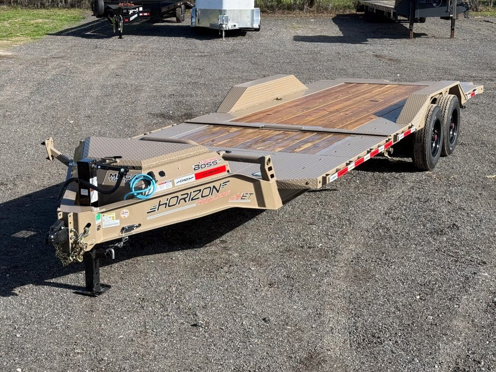 24' Tilt Equipment Trailer Bumper Pull 102" Wide (2) 10K Axles - Equipment Tilt - Equipment Trailers - Stryker Dealership Group