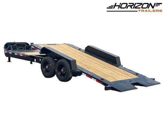 24' Tilt Equipment Trailer Bumper Pull 82" Wide (2) 10K Axles - Equipment Tilt - Stryker Dealership Group