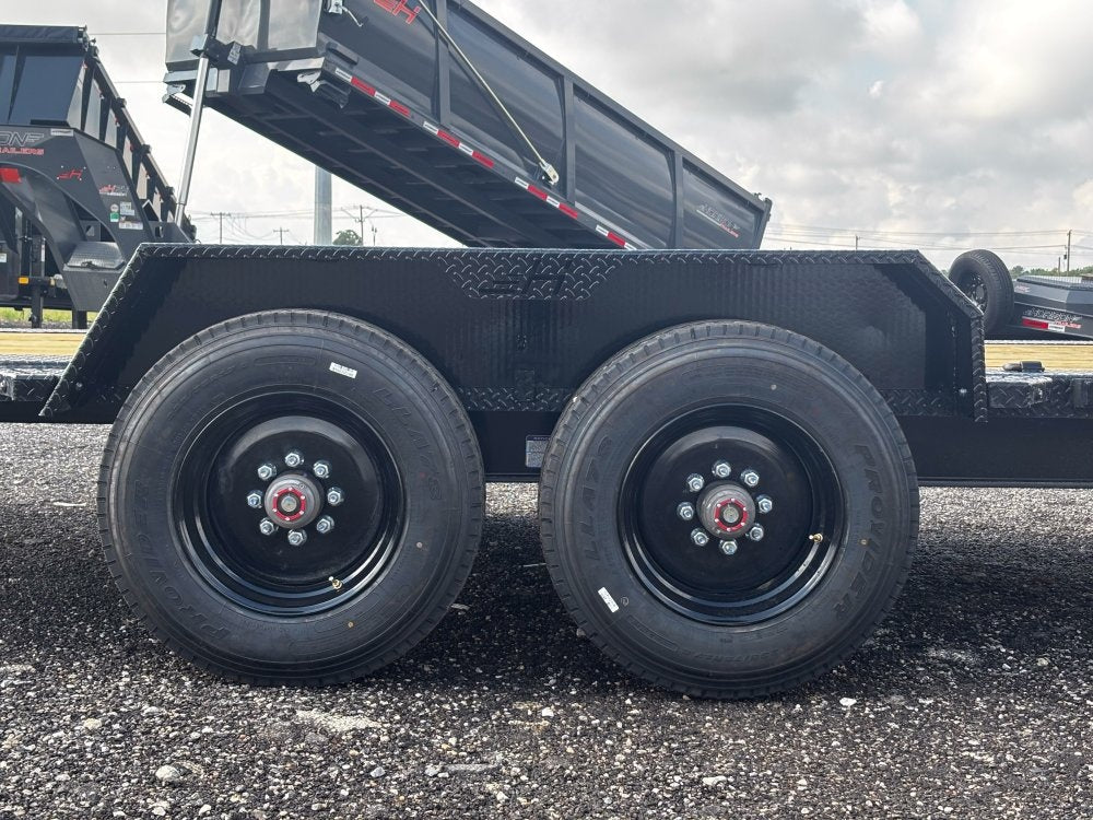 24' Tilt Equipment Trailer Bumper Pull 82" Wide (2) 10K Axles - Equipment Tilt - Stryker Dealership Group