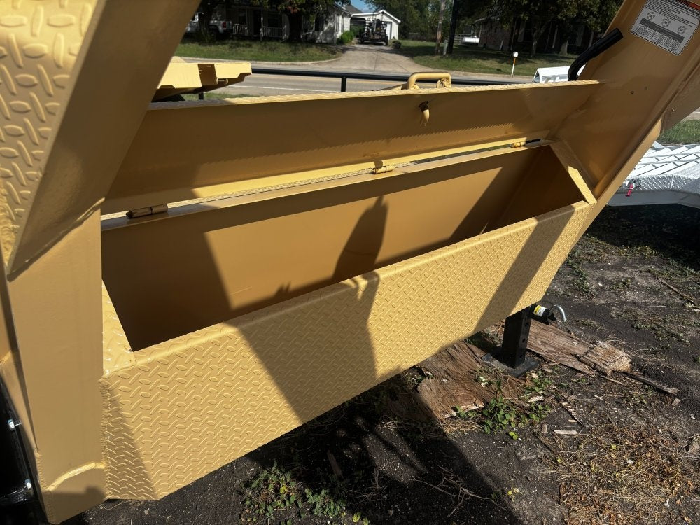 24' Tilt Equipment Trailer Gooseneck 102" Wide (2) 10K Axles - Equipment Tilt/Drive Over Fenders - Stryker Dealership Group