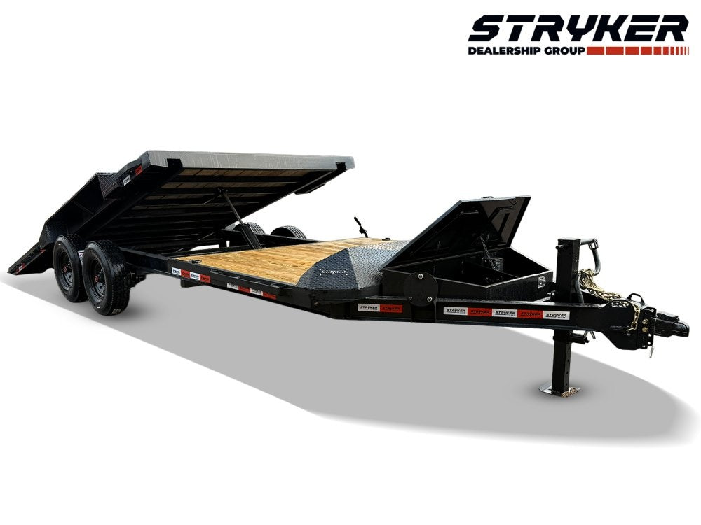 24' Tilt Trailer Drive Over Fenders, 8K Axles - Tilt Trailers - Stryker Dealership Group