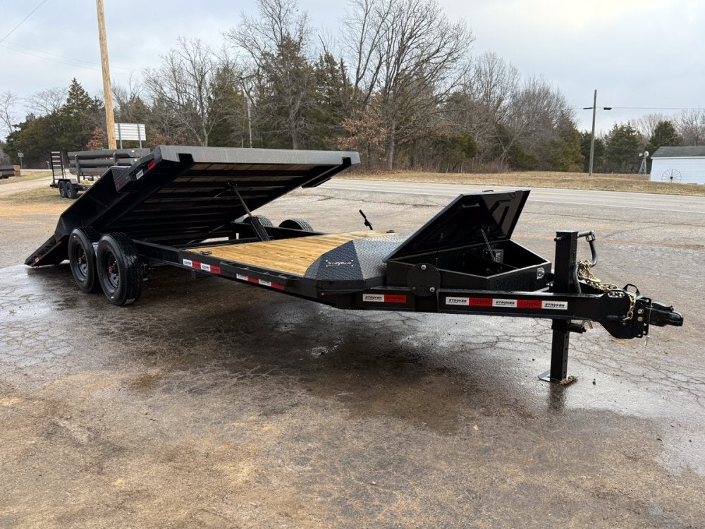 24' Tilt Trailer Drive Over Fenders, 8K Axles - Tilt Trailers - Stryker Dealership Group