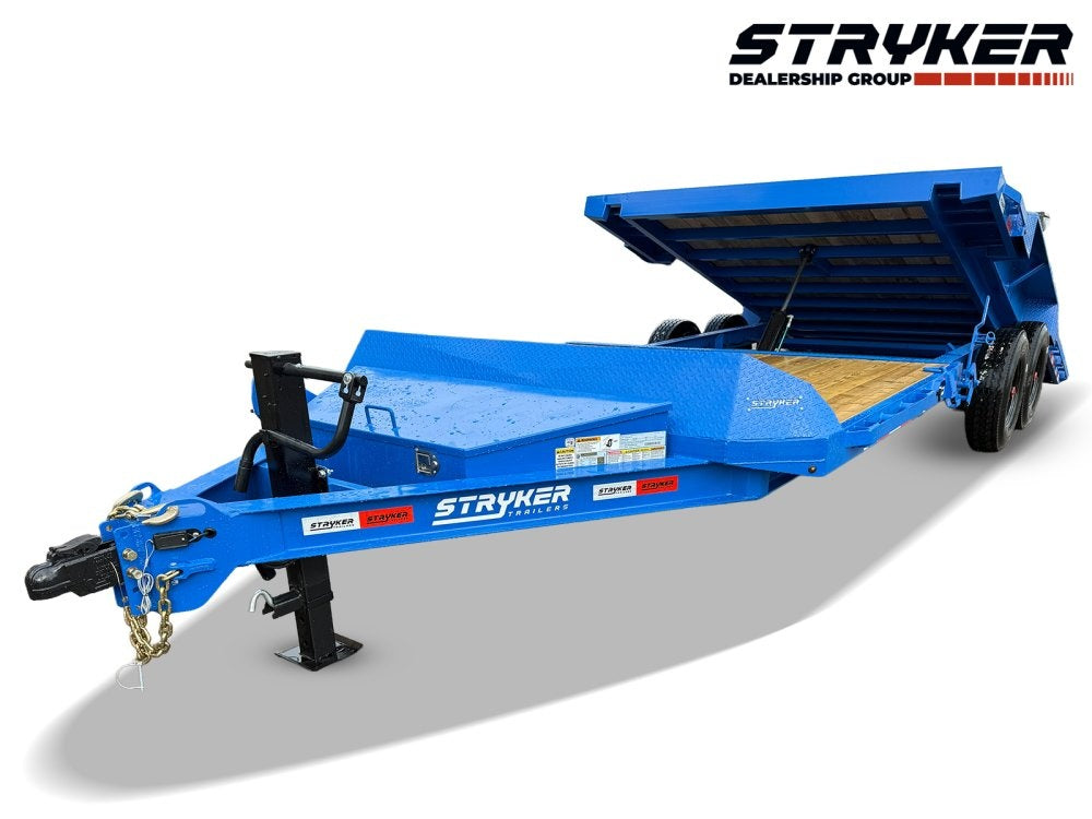 24' Tilt Trailer Drive Over Fenders, 8K Axles - Tilt Trailers - Stryker Dealership Group