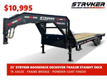 25' Stryker Gooseneck Deckover Trailer Straight Deck - (2) 7K Axles 003902 - Stryker Dealership Group
