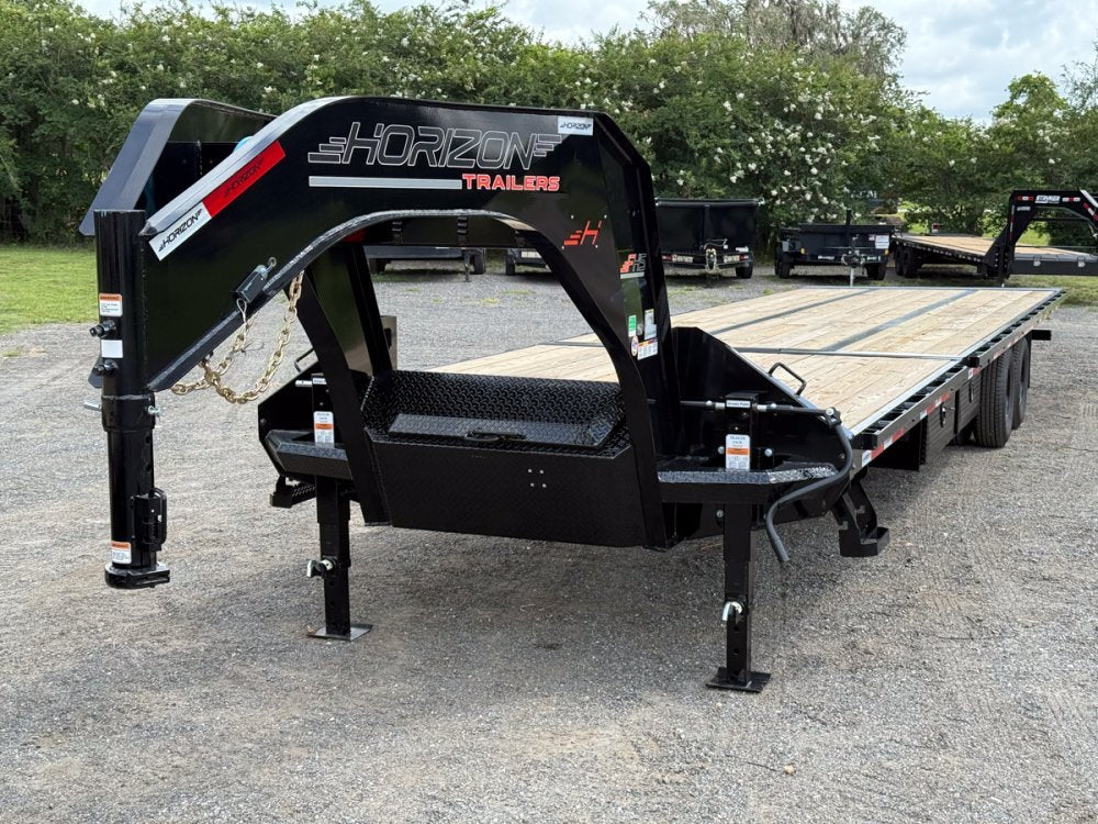 34' Horizon FHS Gooseneck Deckover Tilt Trailer - (2) 10K Axles 014210