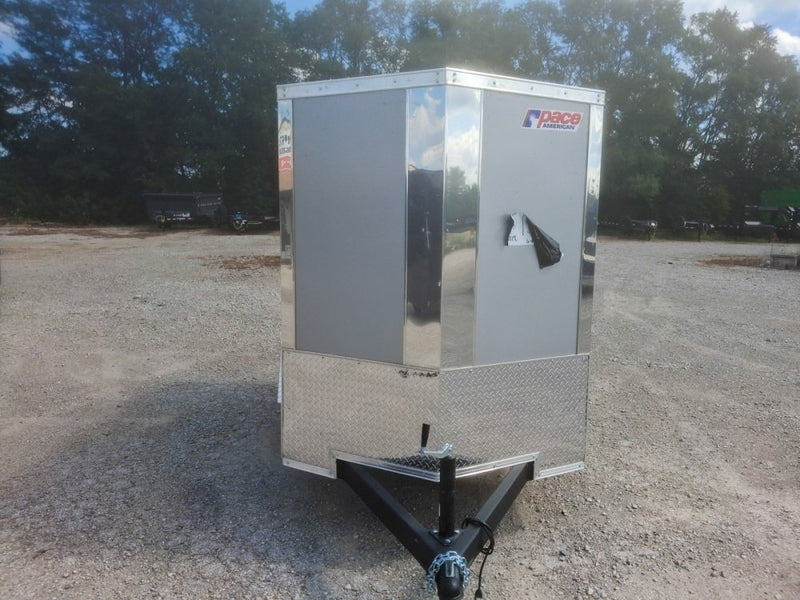 5 x 8 DX 3K Flat Top V Nose Enclosed (1) - 3500 lb Axle 155319