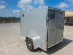 5 x 8 DX 3K Flat Top V Nose Enclosed (1) - 3500 lb Axle 155319