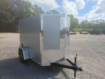 5 x 8 DX 3K Flat Top V Nose Enclosed (1) - 3500 lb Axle 155319