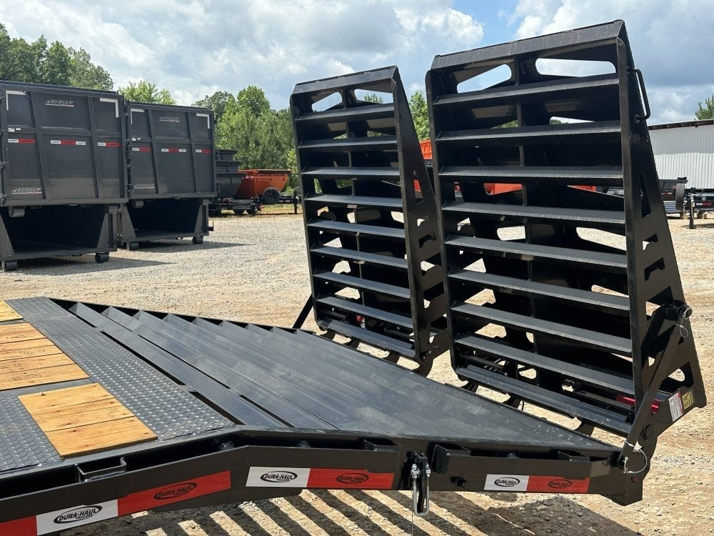 25' DKO Gooseneck Deckvoer 20' + 5' Mega Ramps (2) 12K Axles, Dual Tires - 12K MR/Deckover Trailers - Stryker Dealership Group