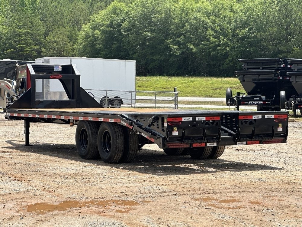 25' DKO Gooseneck Deckvoer 20' + 5' Mega Ramps (2) 12K Axles, Dual Tires - 12K MR/Deckover Trailers - Stryker Dealership Group