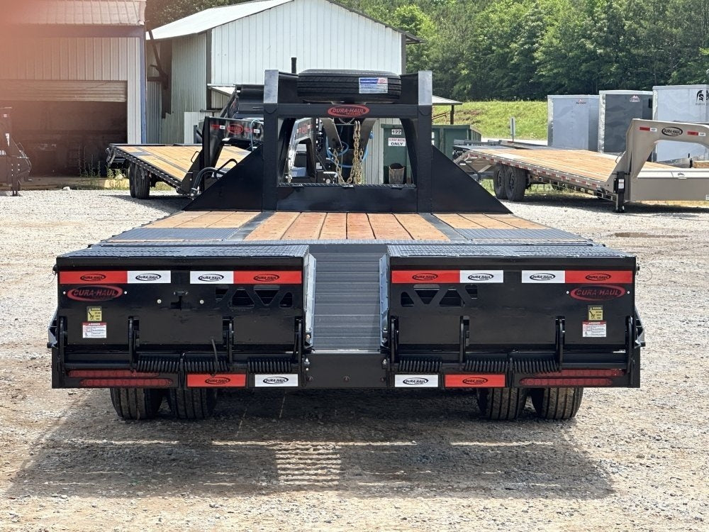 25' DKO Gooseneck Deckvoer 20' + 5' Mega Ramps (2) 12K Axles, Dual Tires - 12K MR/Deckover Trailers - Stryker Dealership Group