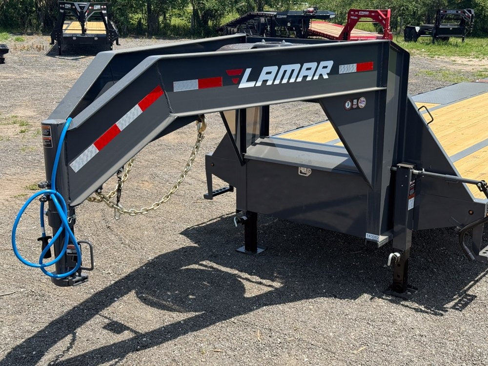 25' FD Gooseneck Mega Ramps 12k Axles Rhino Ramps - 12K MR/Deckover Trailers - Stryker Dealership Group