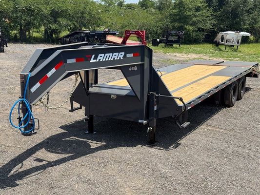 25' FD Gooseneck Mega Ramps 12k Axles Rhino Ramps - 12K MR/Deckover Trailers - Stryker Dealership Group