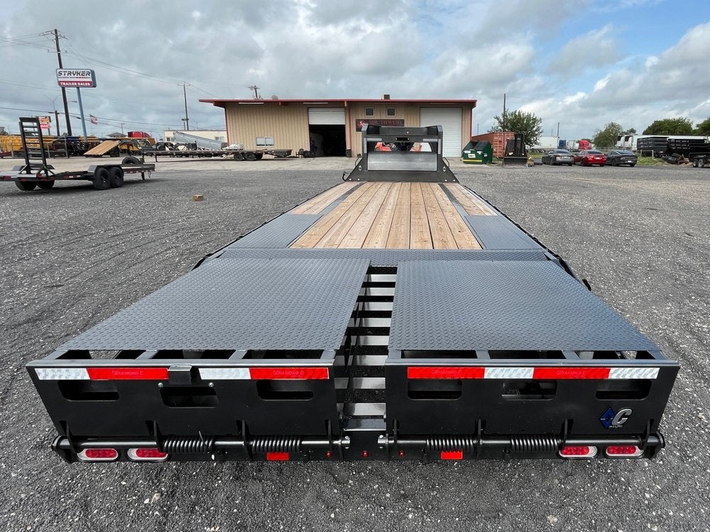 25' FMAX GN Deckover Trailer - 7k Axles - Max Ramps - 7K MR/Deckover Trailers - Stryker Dealership Group