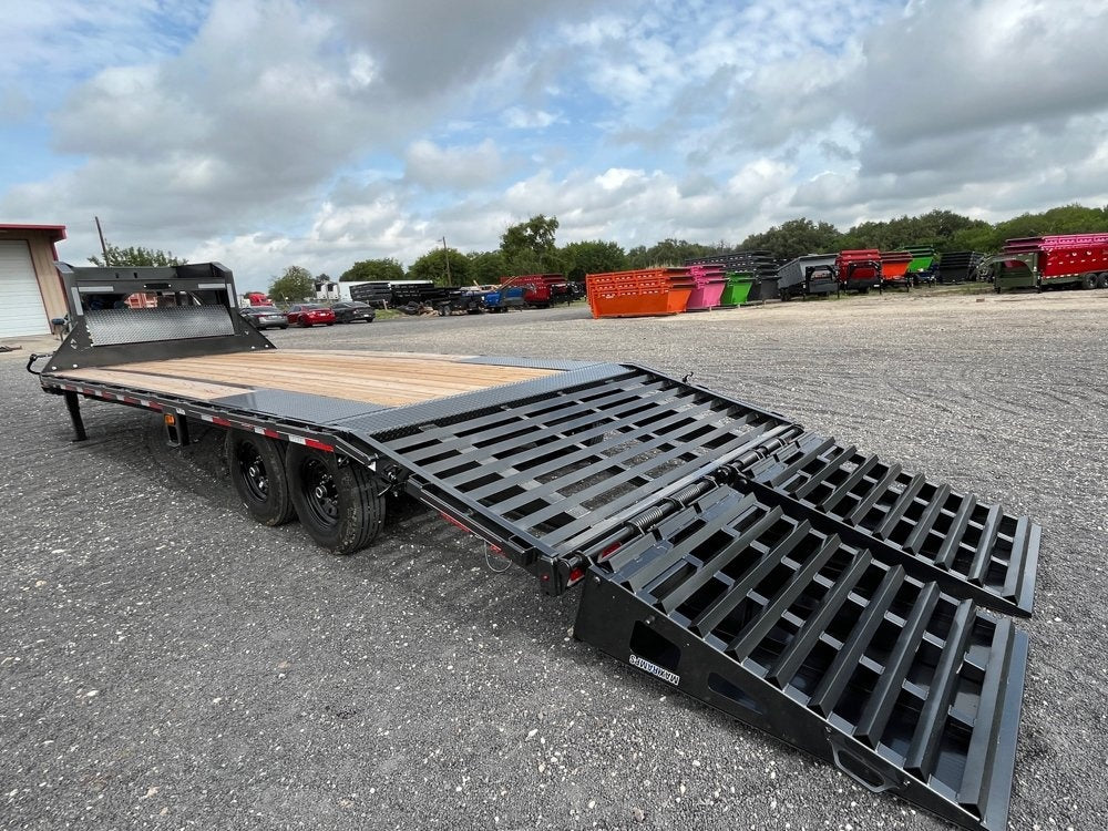 25' FMAX GN Deckover Trailer - 7k Axles - Max Ramps - 7K MR/Deckover Trailers - Stryker Dealership Group