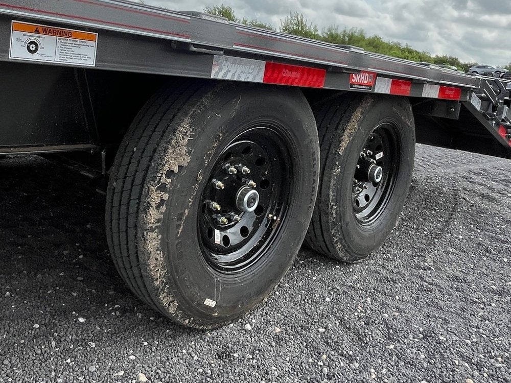 25' FMAX GN Deckover Trailer - 7k Axles - Max Ramps - 7K MR/Deckover Trailers - Stryker Dealership Group