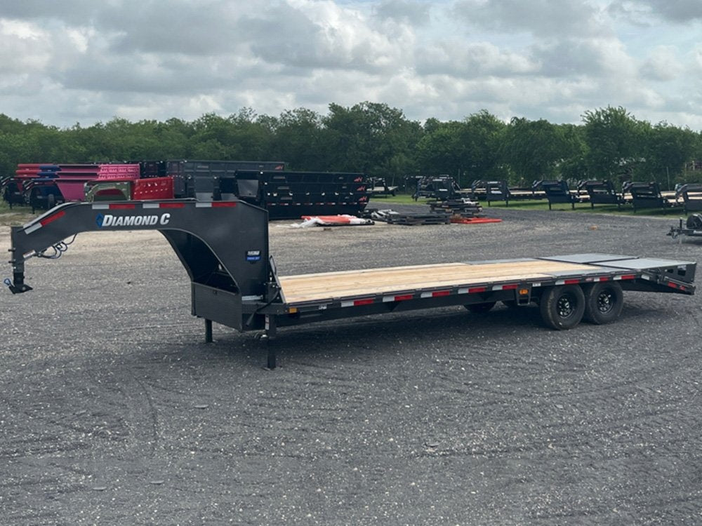 25' FMAX GN Deckover Trailer - 7k Axles - Max Ramps - 7K MR/Deckover Trailers - Stryker Dealership Group