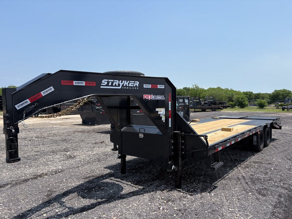 25' Stryker Gooseneck (2) 10K Axles Mega Ramps Dual Wheels - 10K MR DW/Deckover Trailers - Stryker Dealership Group