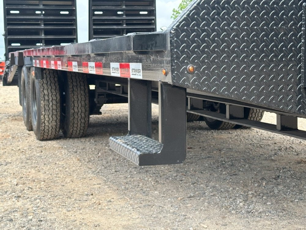 25' Stryker Gooseneck (2) 10K Axles Mega Ramps Dual Wheels - Dual Wheel Deckover/DO 10K MR DW - Stryker Dealership Group