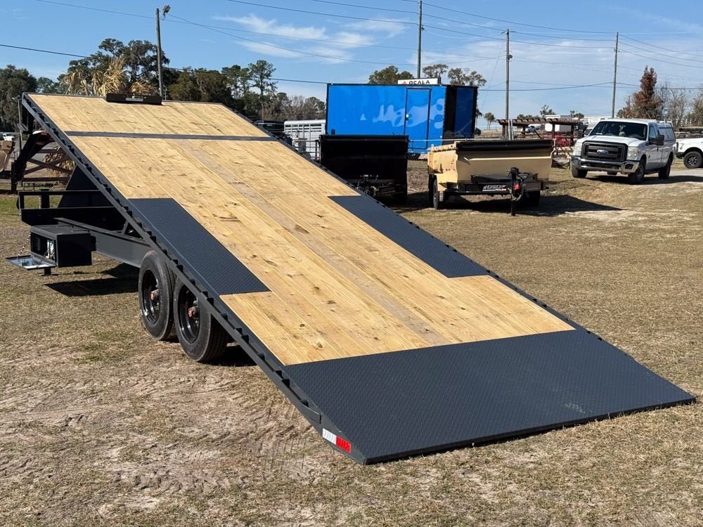 26' FA Bumper Pull Deckover Tilt - 8k Axles - 16 Ply Tires with Spare 140854 - Stryker Dealership Group