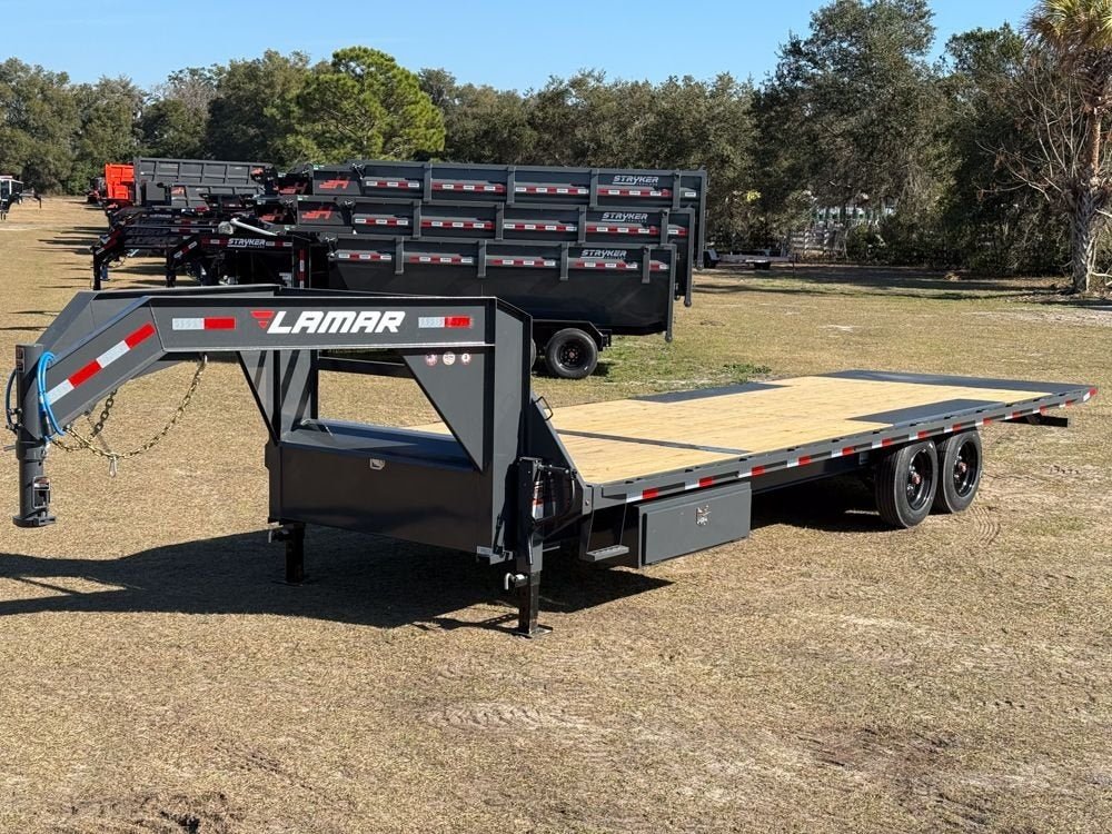 26' FA Gooseneck Deckover Tilt - 8k Axles - 16 Ply Tires with Spare 138633 - Stryker Dealership Group