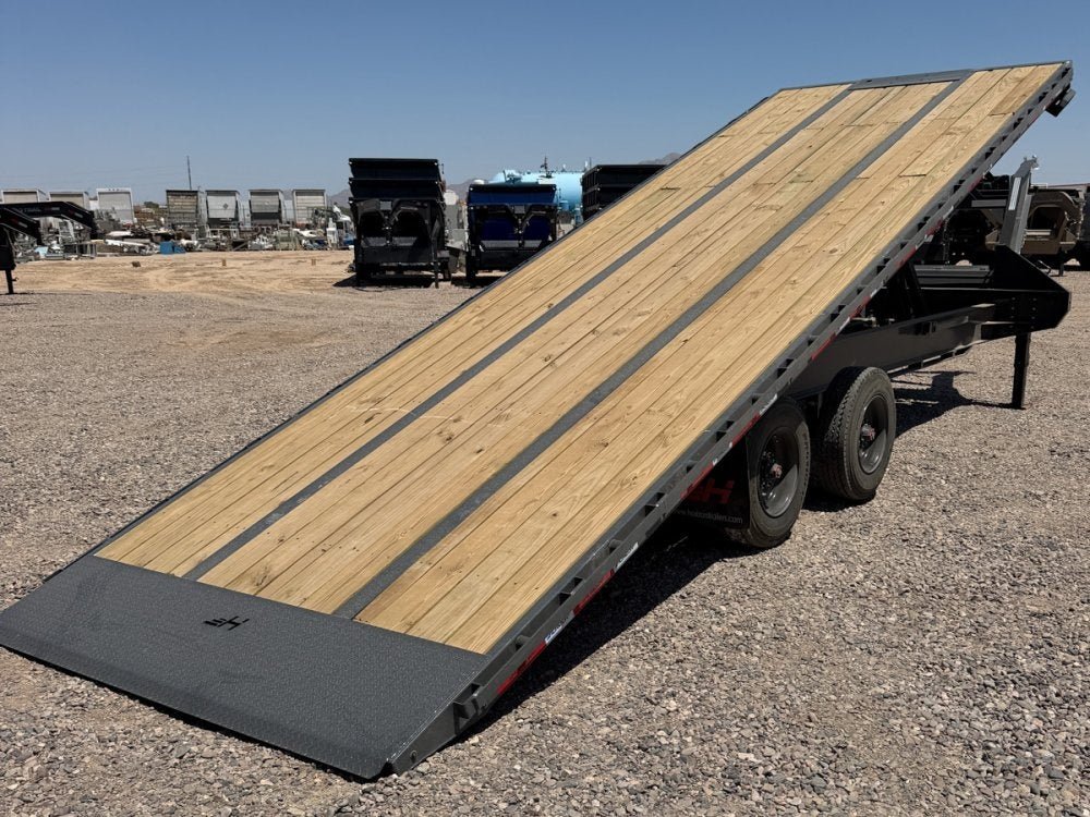 26' Horizon FFHSS Gooseneck Deckover Full Tilt Trailer - (2) 10K Axles 014792 - Stryker Dealership Group
