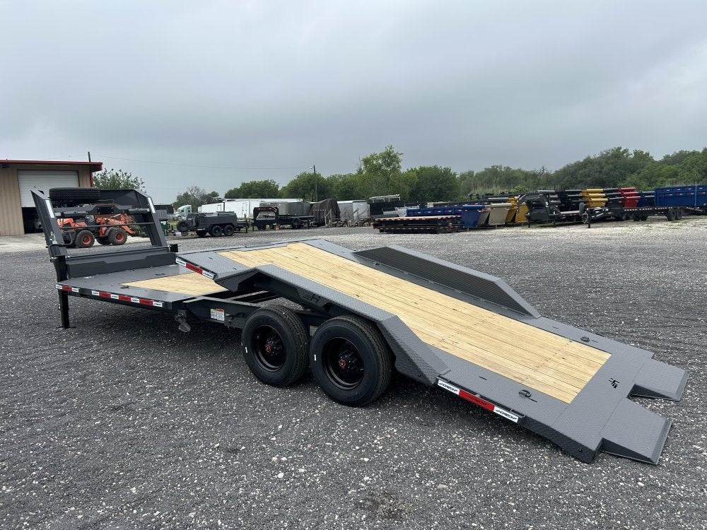 26' Horizon HET Gooseneck Equipment Tilt Trailer Drive Over Fenders - (2) 10K Axles 15457 - Stryker Dealership Group