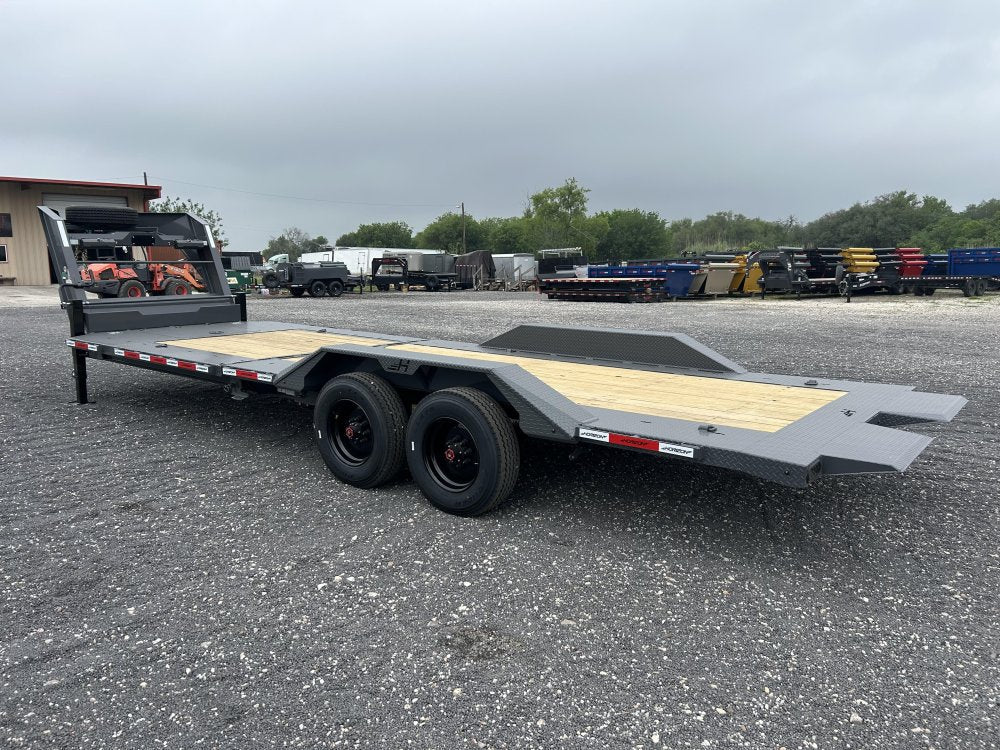 26' Horizon HET Gooseneck Equipment Tilt Trailer Drive Over Fenders - (2) 10K Axles 15457 - Stryker Dealership Group