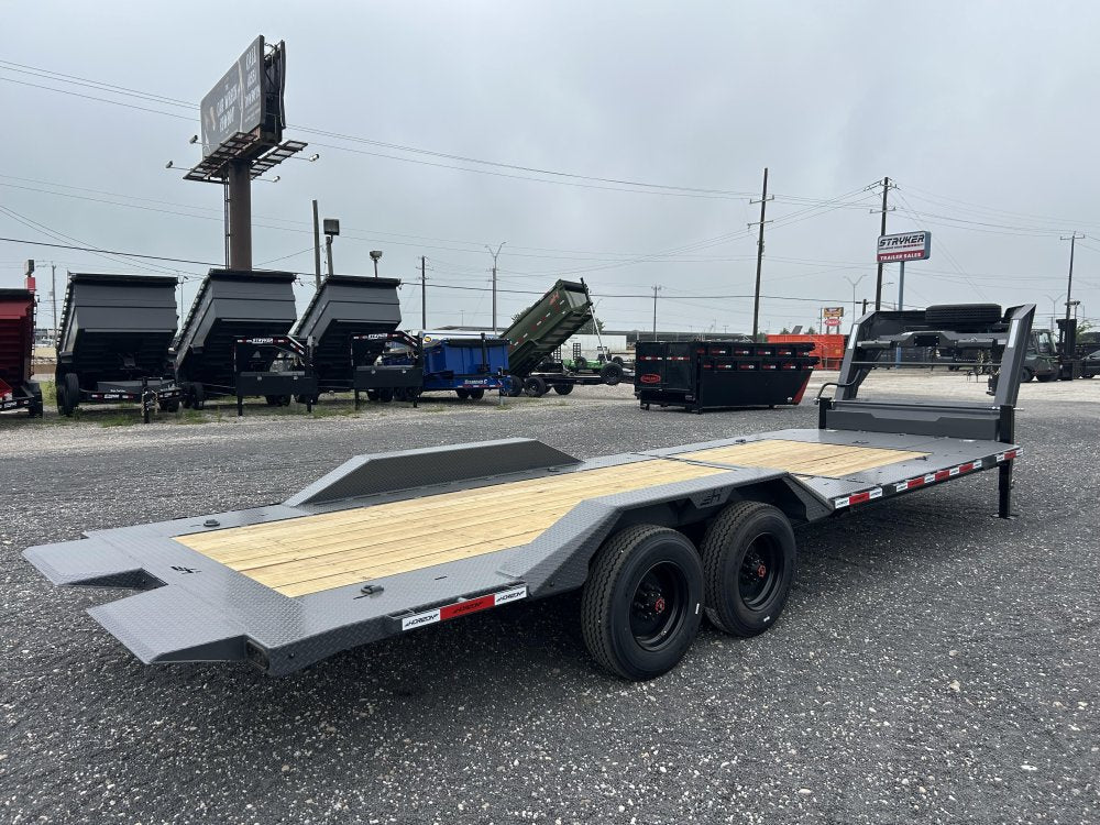 26' Horizon HET Gooseneck Equipment Tilt Trailer Drive Over Fenders - (2) 10K Axles 15457 - Stryker Dealership Group