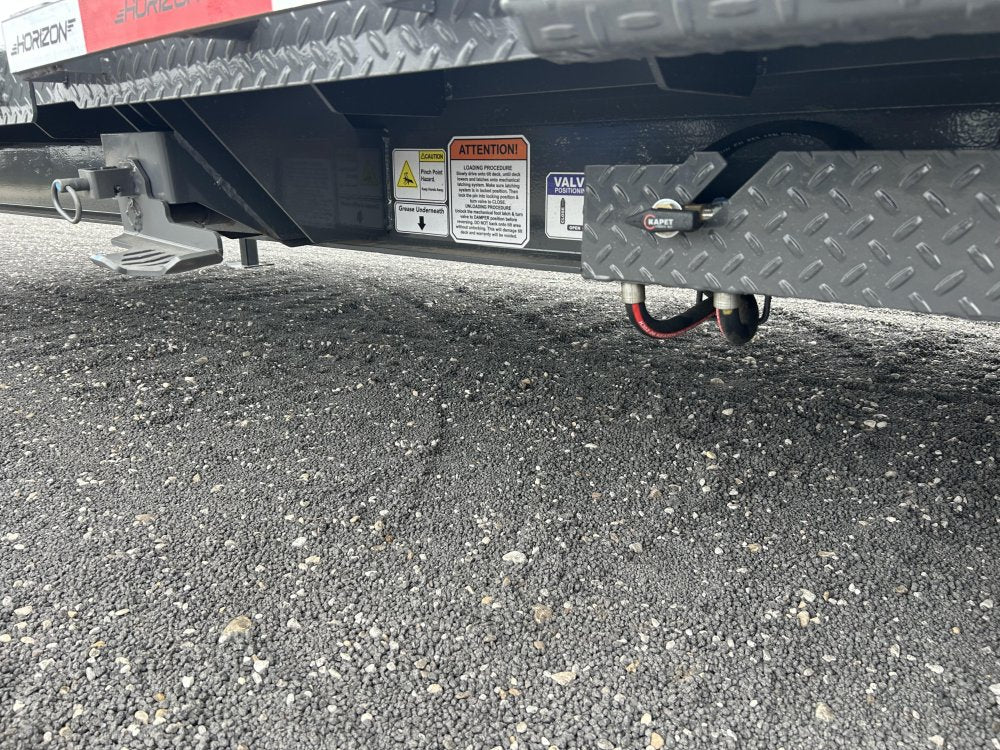 26' Horizon HET Gooseneck Equipment Tilt Trailer Drive Over Fenders - (2) 10K Axles 15457 - Stryker Dealership Group