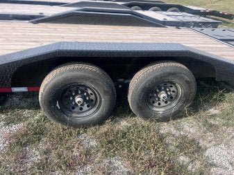 26' Iron Bull ETG Gooseneck Equipment Trailer Mega Ramps Drive Over Fenders - (2) 7,000 lb Axles 914310 - Stryker Dealership Group