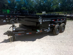 12' x 83" Iron Bull DTB Bumper Pull Dump Trailer 24" Side Walls - (2) 7,000 lb Axles 115121