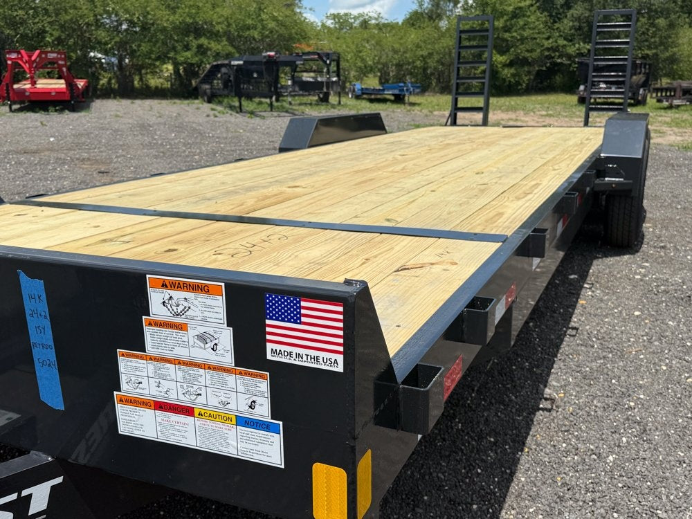 26' BP Equipment Trailer Stand Up Ramps - 7k Axles - Equipment Trailers - Stryker Dealership Group