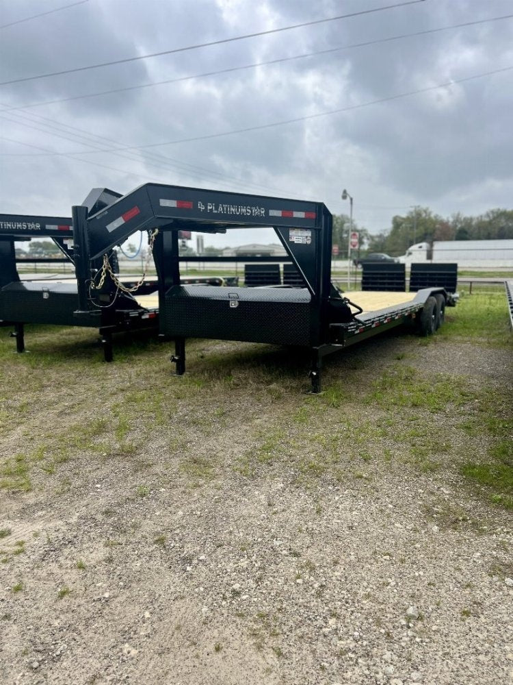 26' DP Platinum Star Gooseneck 7k Axles - Equipment Trailers - Stryker Dealership Group