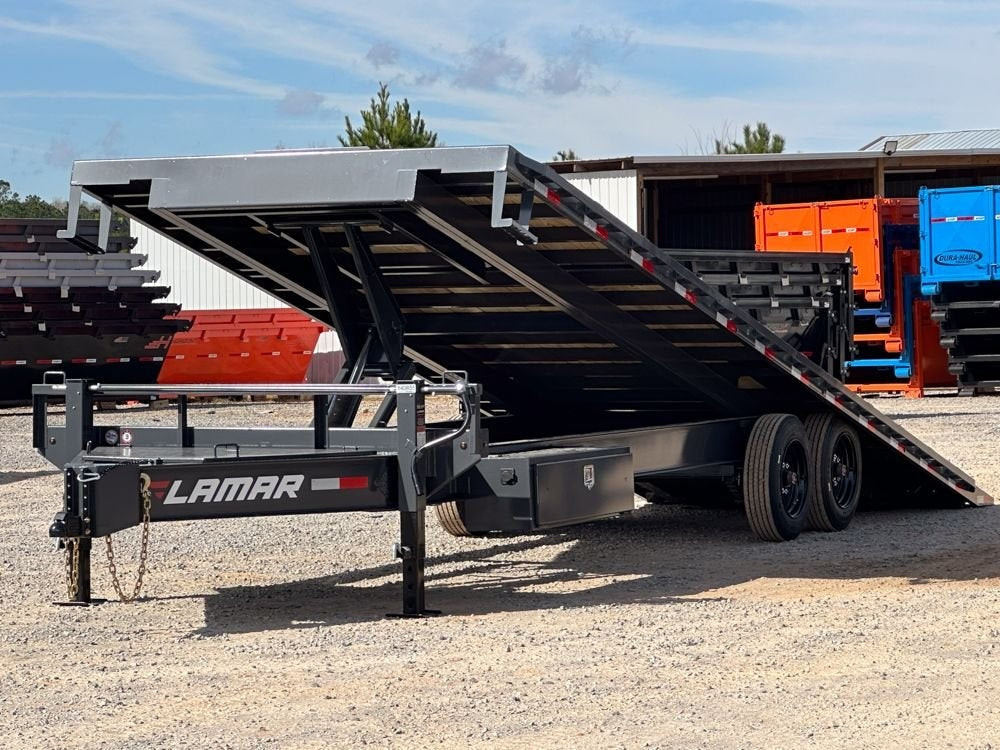 26' FA Bumper Pull Deckover Tilt - 8k Axles - 16 Ply Tires with Spare - Deckover Tilt - Stryker Dealership Group