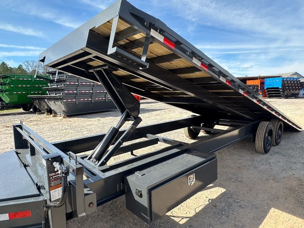 26' FA Bumper Pull Deckover Tilt - 8k Axles - 16 Ply Tires with Spare - Deckover Tilt - Stryker Dealership Group