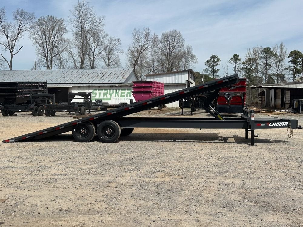 26' FA Bumper Pull Deckover Tilt - 8k Axles - 16 Ply Tires with Spare - Deckover Tilt - Stryker Dealership Group