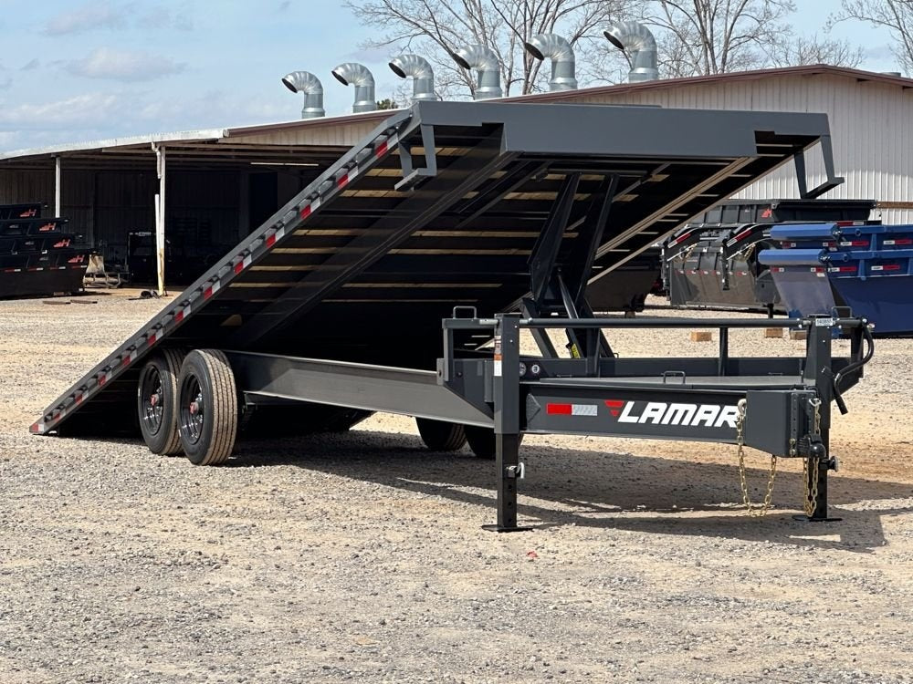 26' FA Bumper Pull Deckover Tilt - 8k Axles - 16 Ply Tires with Spare - Deckover Tilt - Stryker Dealership Group