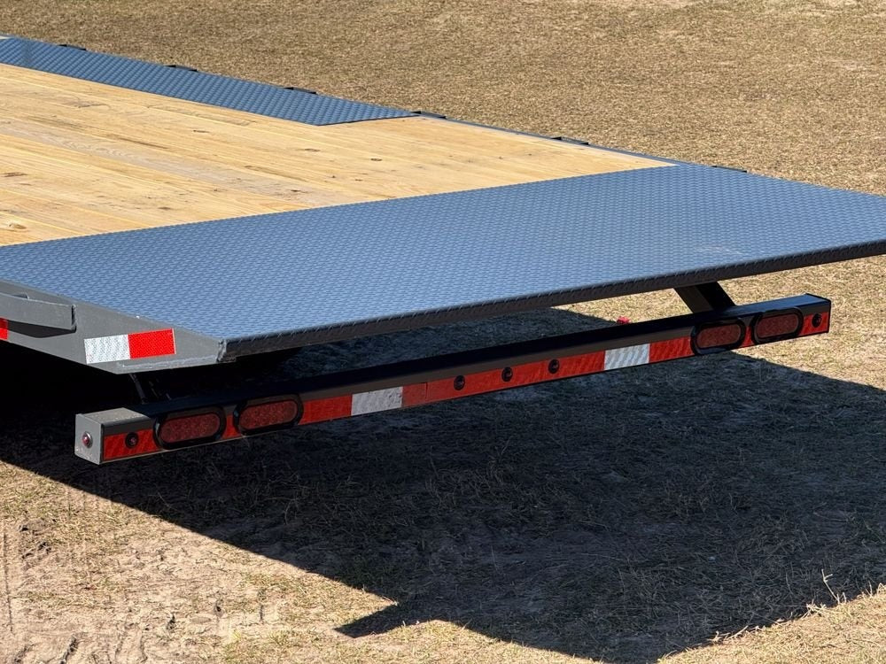 26' FA Bumper Pull Deckover Tilt - 8k Axles - 16 Ply Tires with Spare - Deckover Tilt - Stryker Dealership Group