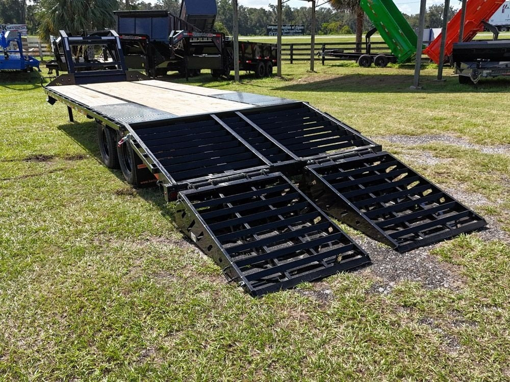 26' FHZ Gooseneck Deckover w/ Mega Ramps (2) 10K Axles - 10K MR DW/Deckover Trailers - Stryker Dealership Group